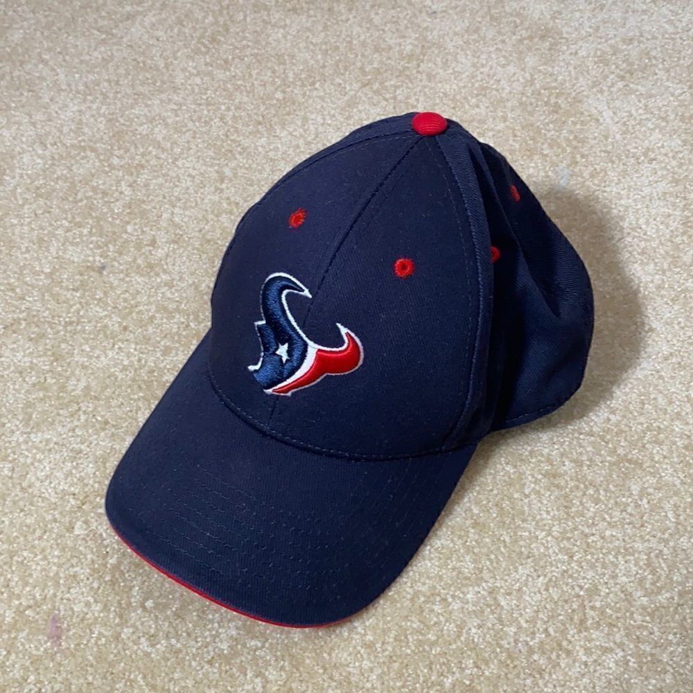 Kids Houston Texan Hat with adjustable Velcro - NEW